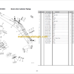 Komatsu PC210-10M0 PC201LC-10M0 Hydraulic Excavator Parts Book N730001- And Up