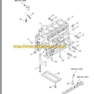 Komatsu WB93S-5 Parts Manual