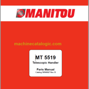 Manitou MT 5519 Parts Manual 50960027B