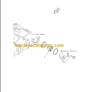 Komatsu PC100F-6Z SN J40001-UP Parts Book