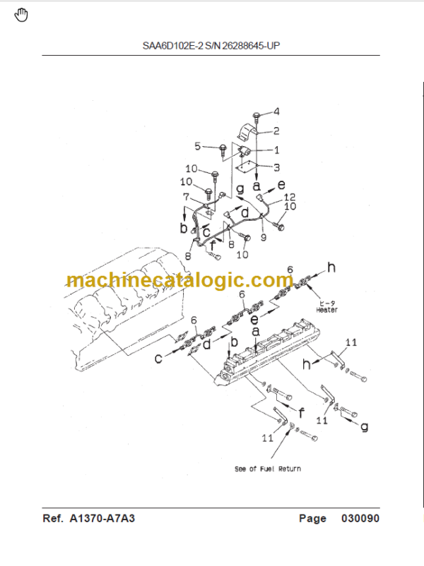 Komatsu HD785-5 S/N J10001-UP Parts Book