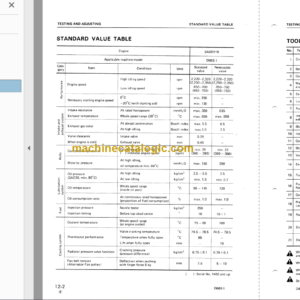 Komatsu D66S-1 Shop Manual