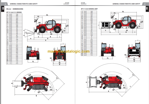 Manitou MT-X 1030 S S1 MINING Repair Manual