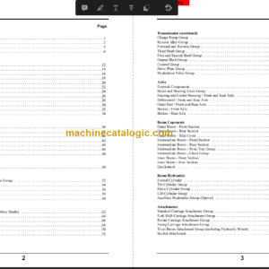 Manitou MT 6642T Parts Manual