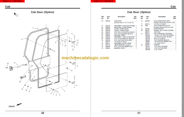 Manitou MT 6642T Parts Manual