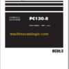 Komatsu PC130-8 Hydraulic Excavator Parts Book