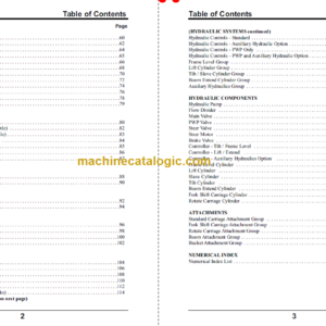 Manitou MT 6034XT Parts Manual