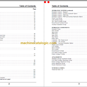 Manitou MT6034T Parts Manual