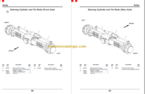 Manitou MT6034T Parts Manual