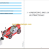 Manitou MT-X 1840 A E3 OPERATOR'S MANUAL
