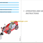 Manitou MT-X 1840 A E3 OPERATOR'S MANUAL