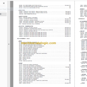 Manitou MT 1840 H E3 Genuine Parts Catalogue