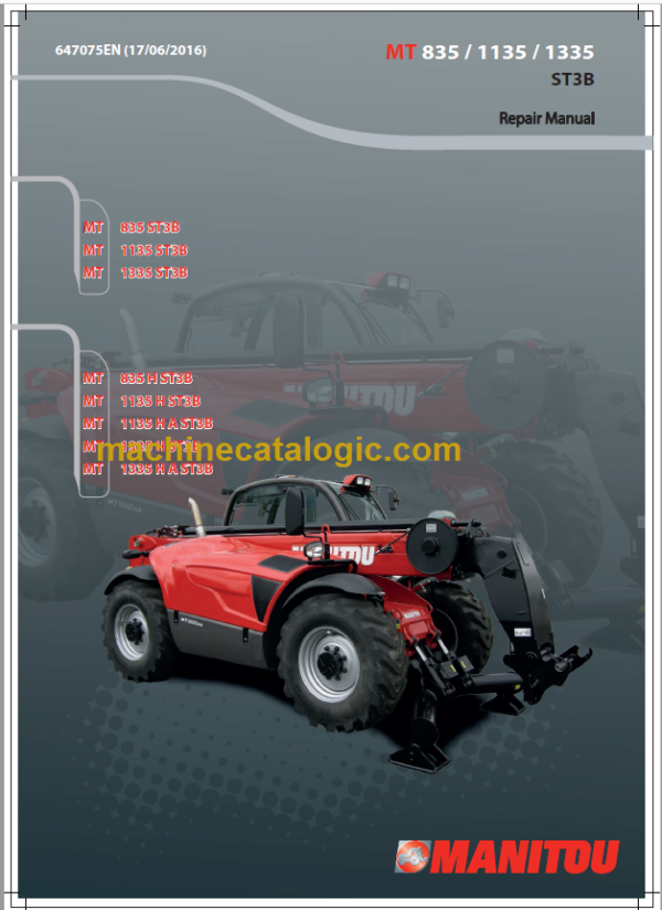 Manitou MT 1135-H ST3B Repair Manual