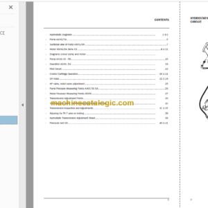 Manitou MT 523 SB-E2 Repair Manual