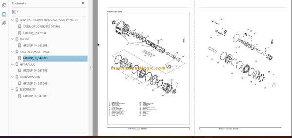 Manitou MT 523 SB-E2 Repair Manual