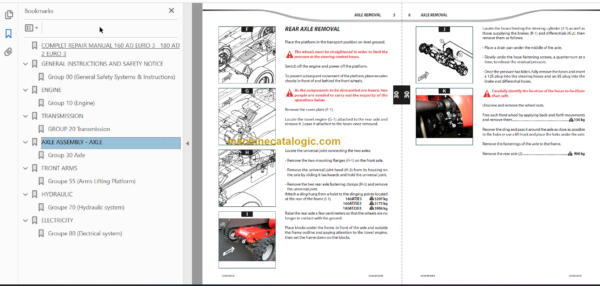 Manitou 180 ATJ 2 EURO 3 Repair Manual