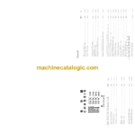 Komatsu D20S Q-3 D21S Q-3 Hydraulic Excavator Parts Book