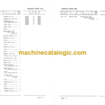 Komatsu FB10M FB13M-2 FB15M FB18M-2 Forklift Truck Parts Catalog