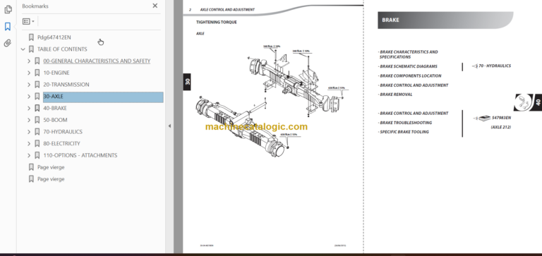 Manitou MT 732 ST3B Repair Manual