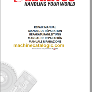 Manitou MT-X 732 MT-X 1030 ST Repair Manual 00-M186EN