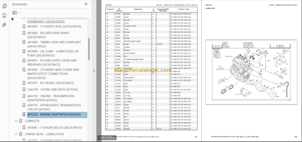 Manitou MT 1840 H E3 Genuine Parts Catalogue