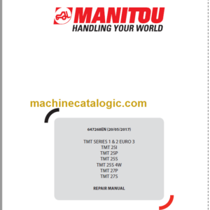 Manitou TMT SERIES 1 & 2 EURO 3 REPAIR MANUAL