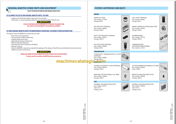 Manitou MT 835 H ST3B OPERATOR'S MANUAL