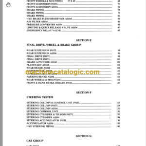 Komatsu 325M Parts Manual