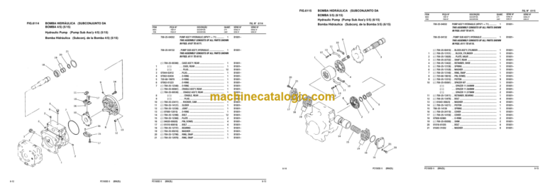 Komatsu PC150SE-5 Hydraulic Excavator Parts Book