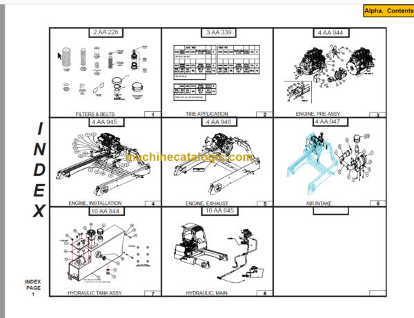 Manitou TMP-55TMP (809866Rev.03-10) PARTS MANUALS