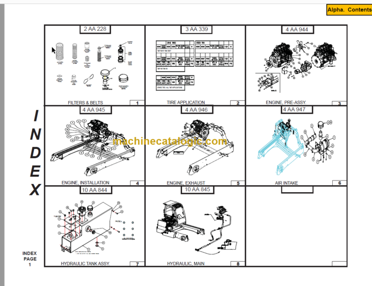 Manitou TMP-55TMP (809866Rev.03-10) PARTS MANUALS