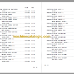 Komatsu PC200-8N1 Engine Parts Book