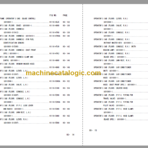 Komatsu PC200-8N1 Excavator Parts Manual