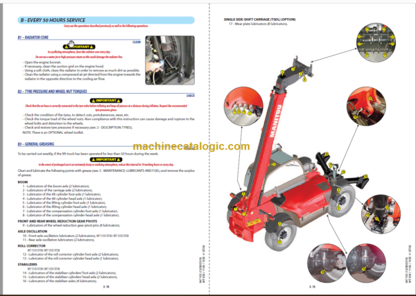 Manitou MT 1335 H ST3B OPERATOR'S MANUAL