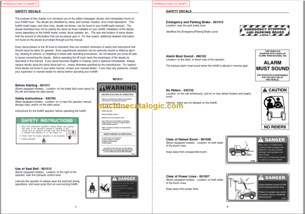 Manitou MT 728 SC-E2 OPERATOR'S MANUAL