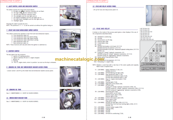 Manitou MT 928 SC-E2 OPERATOR'S MANUAL