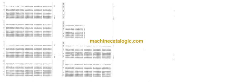 Komatsu D37E-1 D37P-1 Parts Book