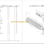 Komatsu D63E-1 D63E-1A Parts Book