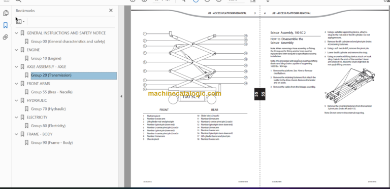 Manitou 120 SC 2 Repair Manual