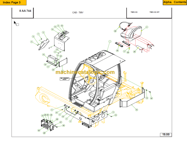 Manitou TMP-55TMP (809866Rev.03-10) PARTS MANUALS