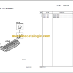 Komatsu PC200-8N1 Engine Parts Book