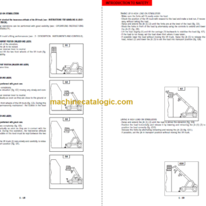 Manitou MT 940L-TW LS Series 2 Service Manual