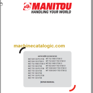 Manitou MT 1030 EASY 75D ST3B Repair Manual