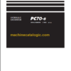 Komatsu PC70-8 Hydraulic Excavator Parts Book C10001 And Up