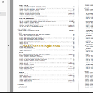 Manitou MT 625 TURBO COMFORT S2 E3 Parts Catalogue