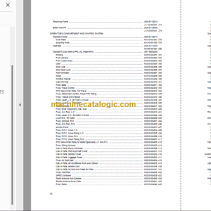 Komatsu PC70-8 Hydraulic Excavator Parts Book C10001 And Up