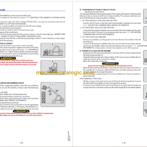 Manitou MT-X 733 S OPERATOR’S MANUAL