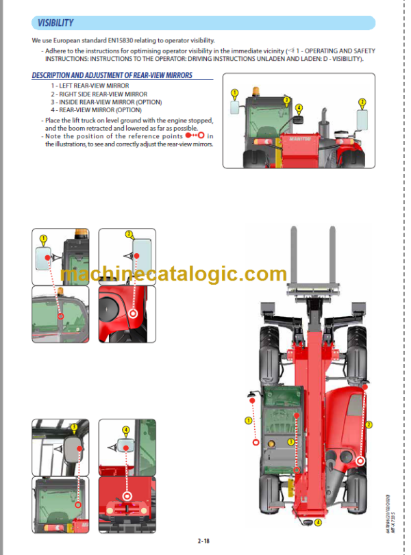 Manitou MT-X 733 S OPERATOR'S MANUAL