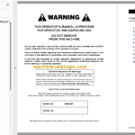 Manitou MT 6034T Operator Service Manual