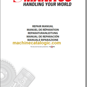 Manitou MT-X 1235 S T S3-E3 Repair Manual PO